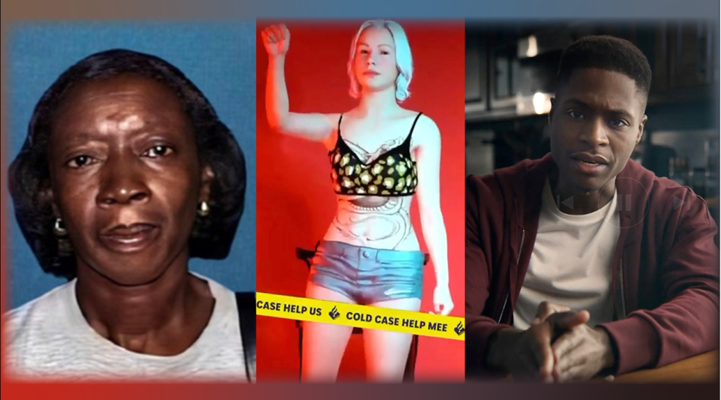 This rectangular montage features the faces of the departed persons in the associated blog post. L-R, they are Darylnn Washington, a middle-aged Black woman; Betty Szabó, a young blonde woman; and Jordan Coburn, a young Black man. See Credits in the article for sources.